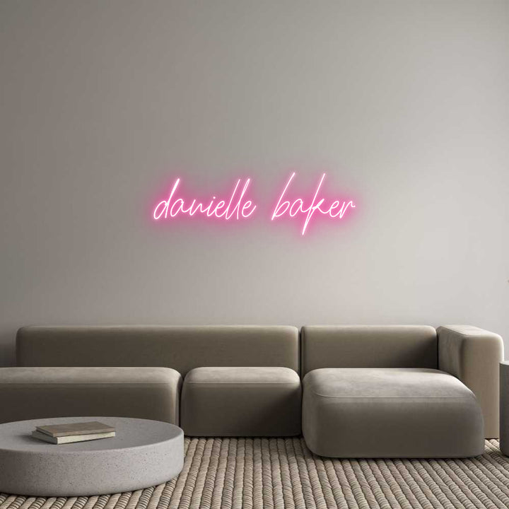 Custom Neon: danielle baker