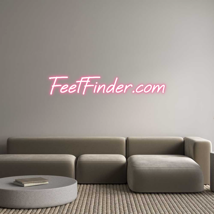 Custom Neon: FeetFinder.com