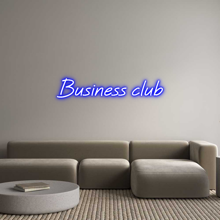 Custom Neon: Business club