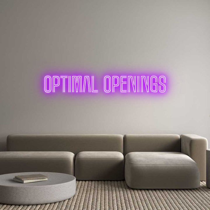 Custom Neon: Optimal Openi...