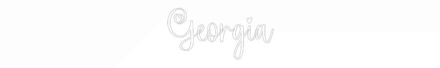 Custom Neon: Georgia