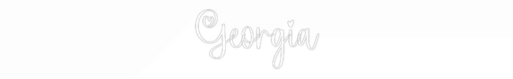 Custom Neon: Georgia