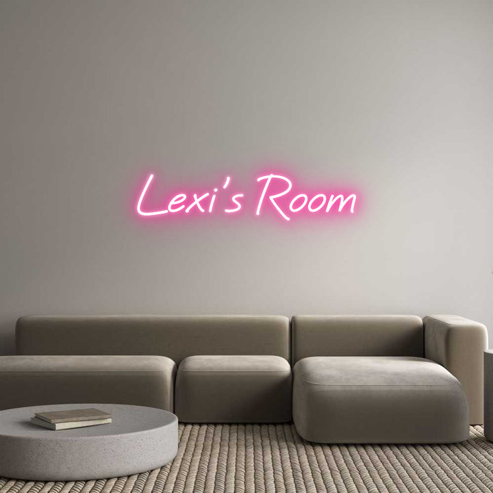 Custom Neon: Lexi's Room