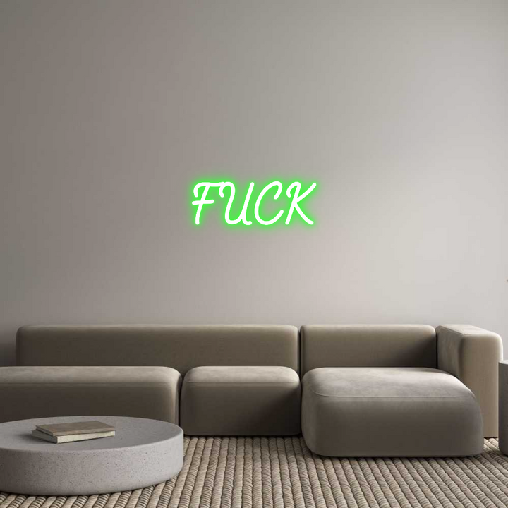 Custom Neon: FUCK