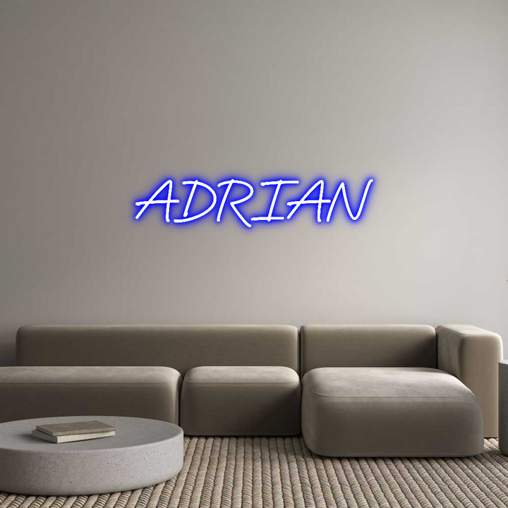 Custom Neon: ADRIAN