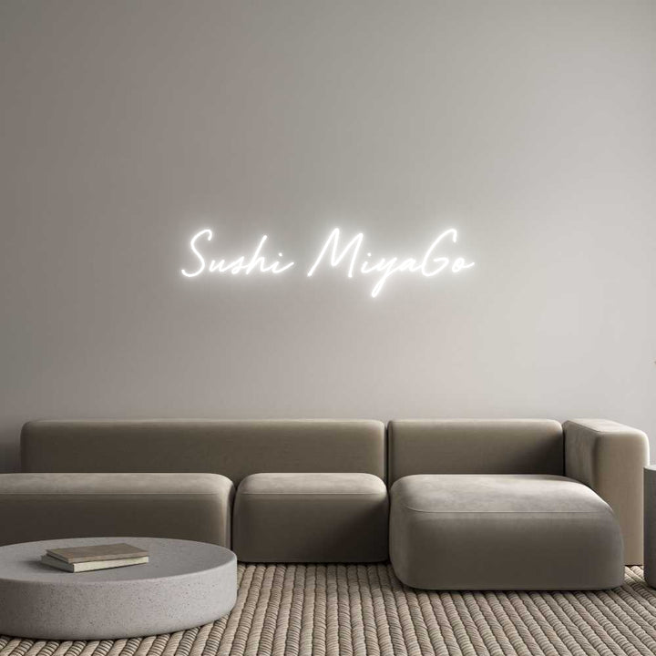 Custom Neon: Sushi MiyaGo