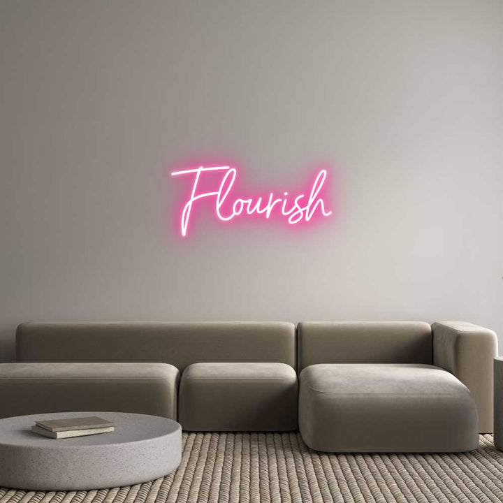 Custom Neon: Flourish