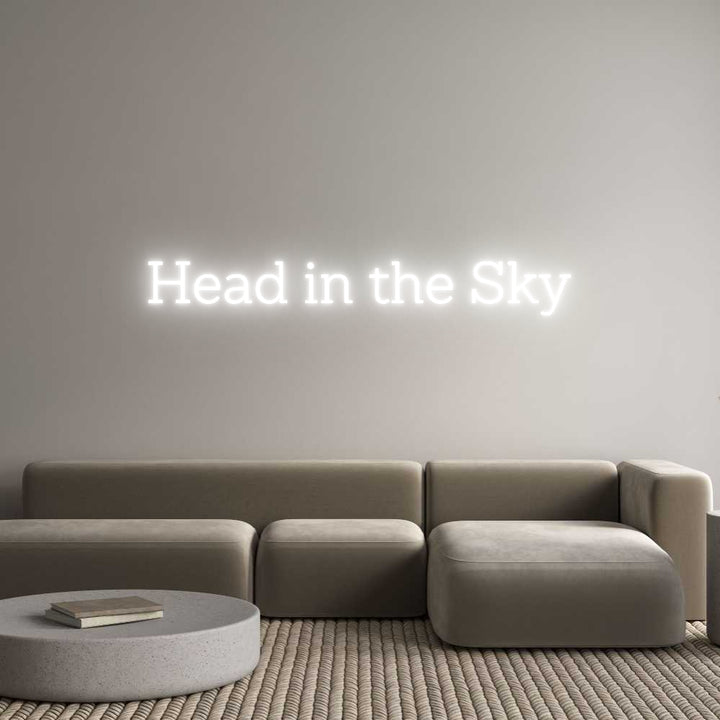 Custom Neon: Head in the Sky