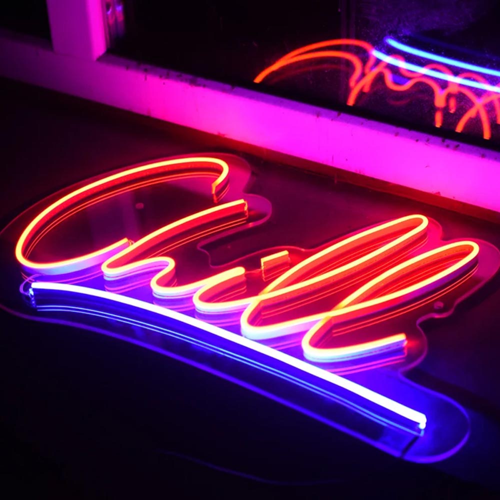 Chill - LED Neon Sign