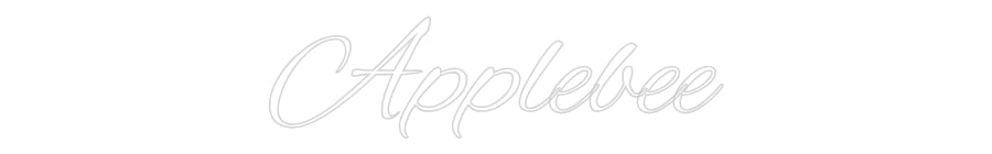 Custom Neon: Applebee