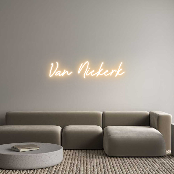 Custom Neon: Van Niekerk