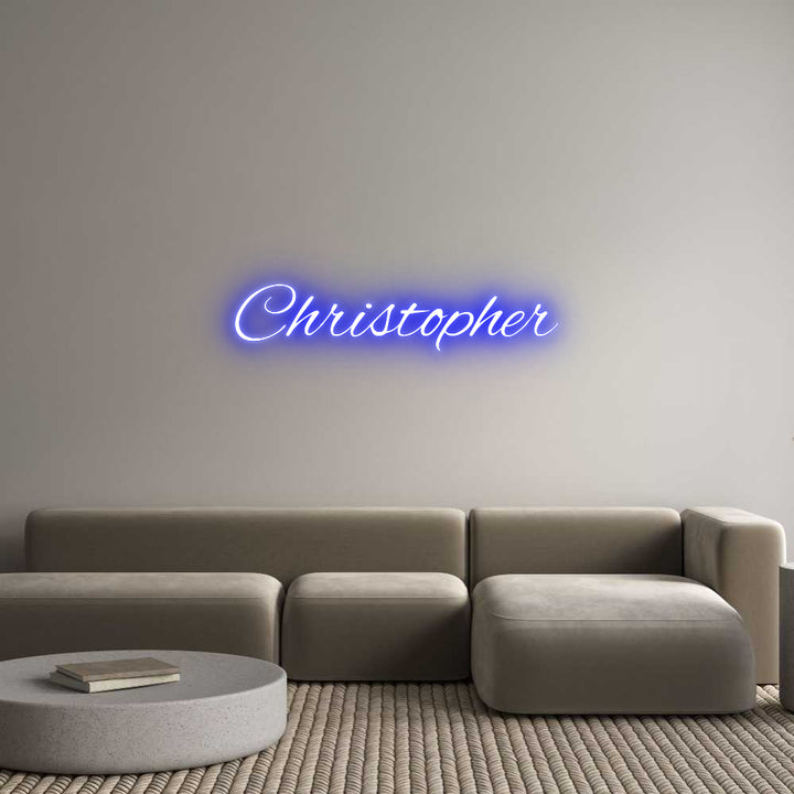 Custom Neon: Christopher