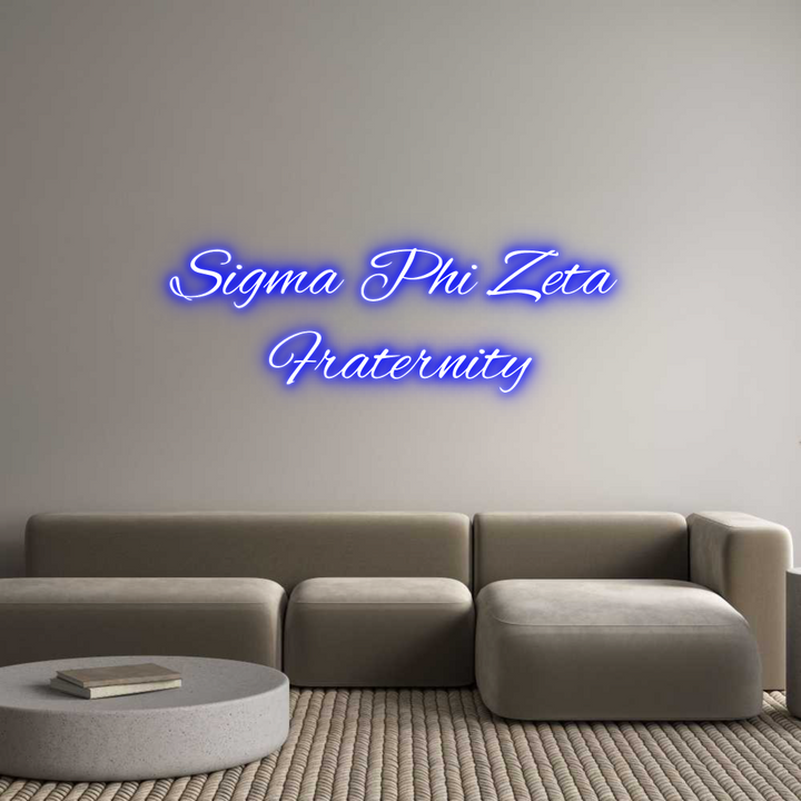 Custom Neon: Sigma Phi Zet...