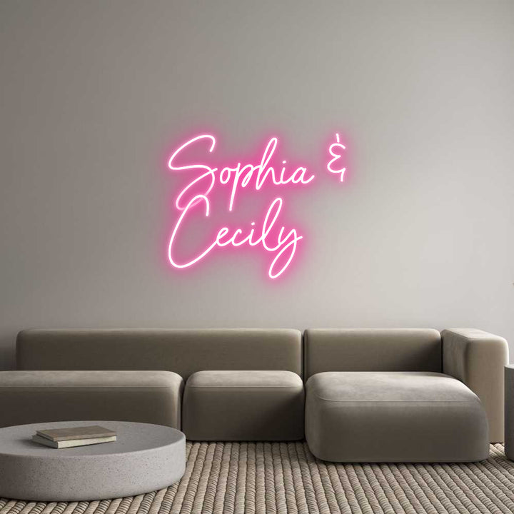 Custom Neon: Sophia &
Cec...