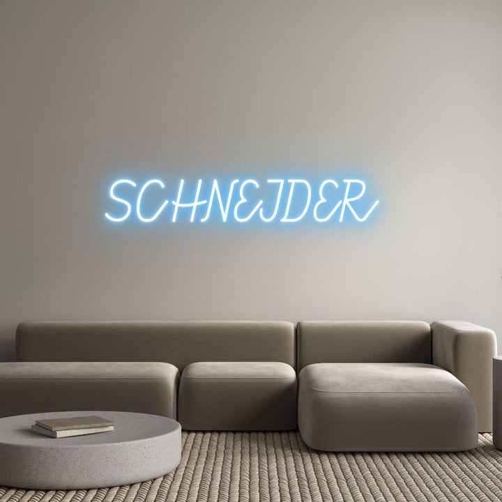 Custom Neon: SCHNEIDER