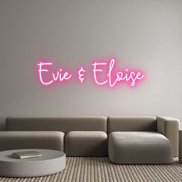 Custom Neon: Evie & Eloise