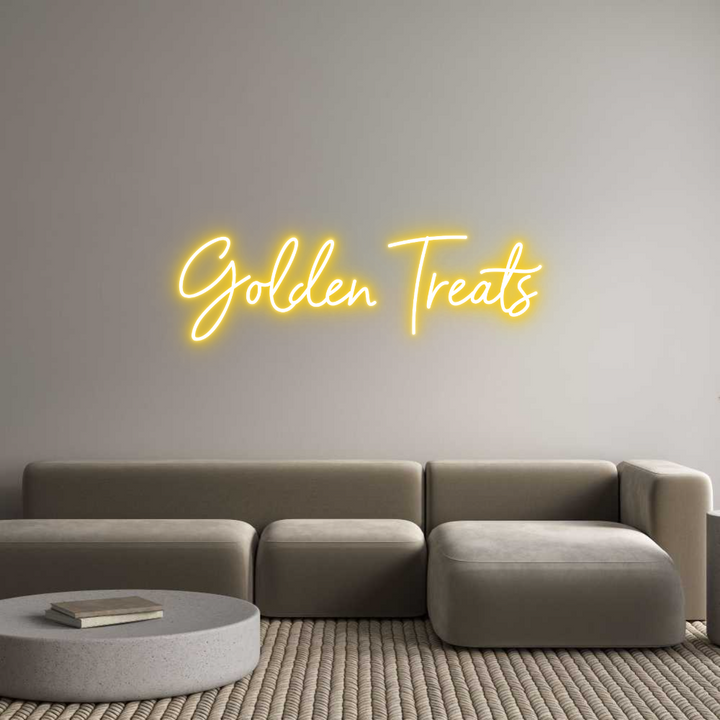 Custom Neon: Golden Treats