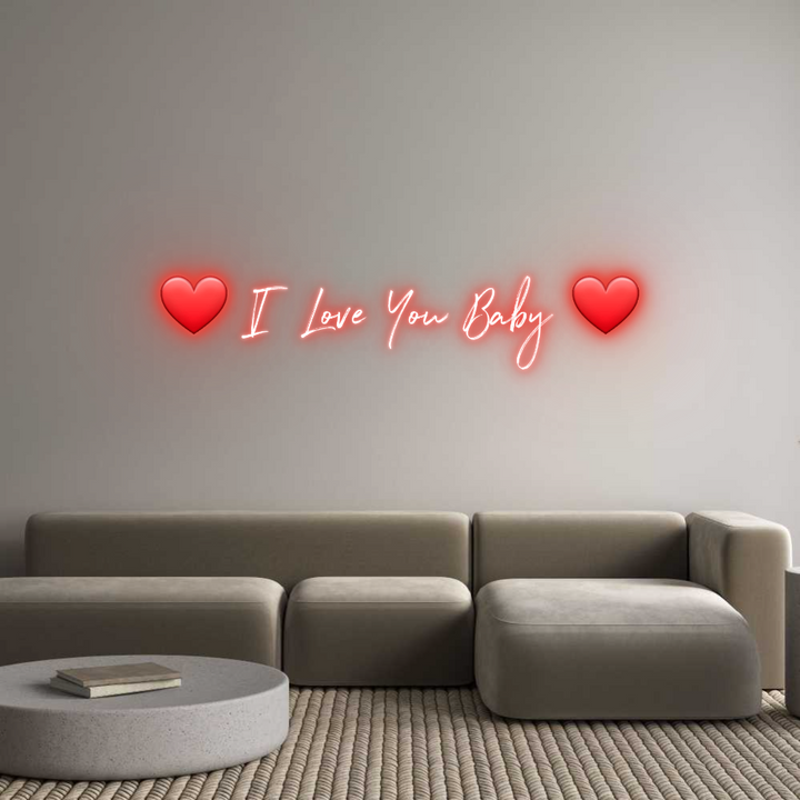 Custom Neon: ❤️ I Love You...