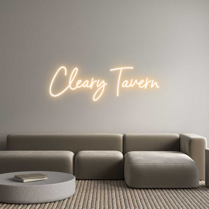 Custom Neon: Cleary Tavern