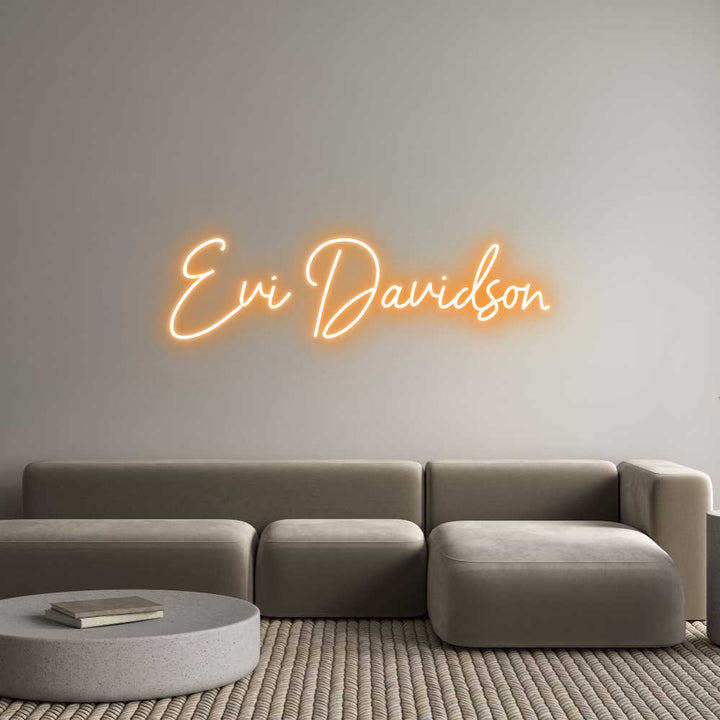 Custom Neon: Evi Davidson