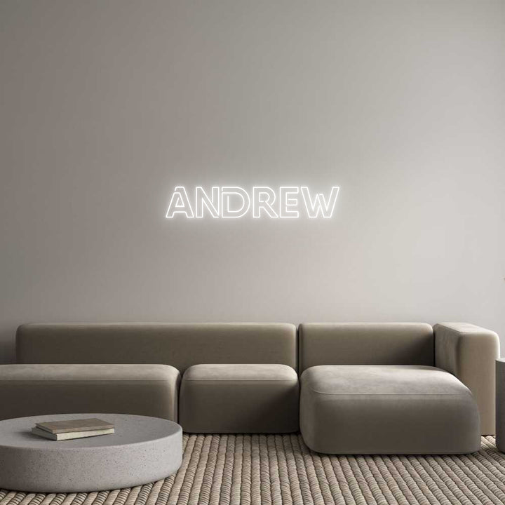 Custom Neon: Andrew