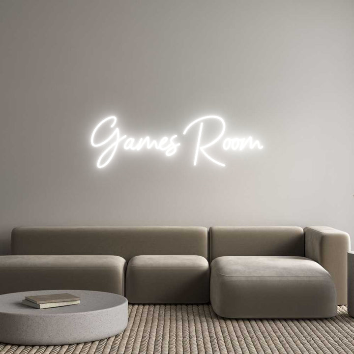 Custom Neon: Games Room