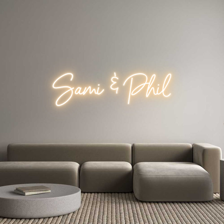 Custom Neon: Sami & Phil