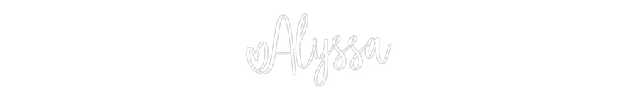 Custom Neon: Alyssa