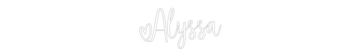 Custom Neon: Alyssa