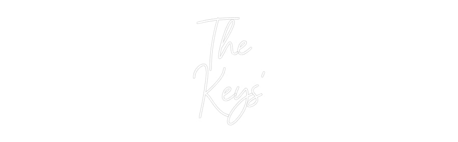 Custom Neon: The 
Keys’