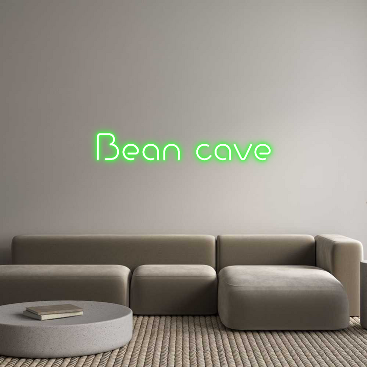 Custom Neon: Bean cave