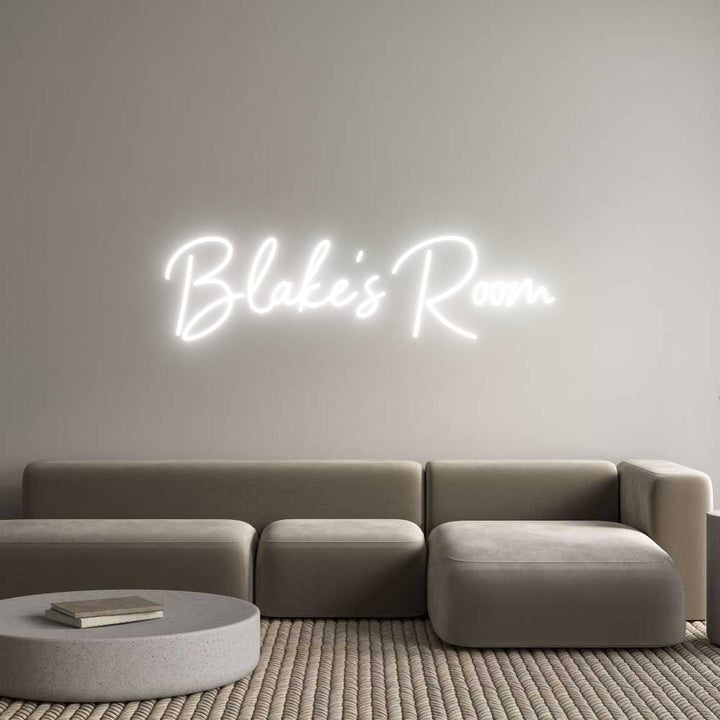 Custom Neon: Blake’s Room