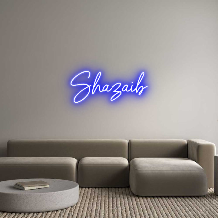 Custom Neon: Shazaib