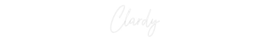 Custom Neon: Clardy