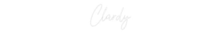 Custom Neon: Clardy