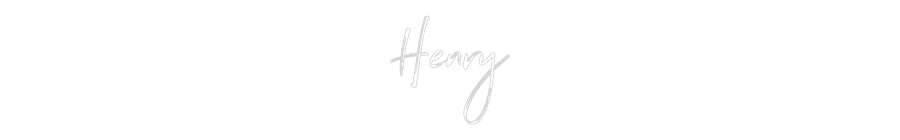 Custom Neon: Henry