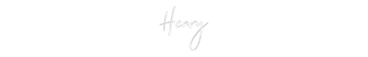 Custom Neon: Henry