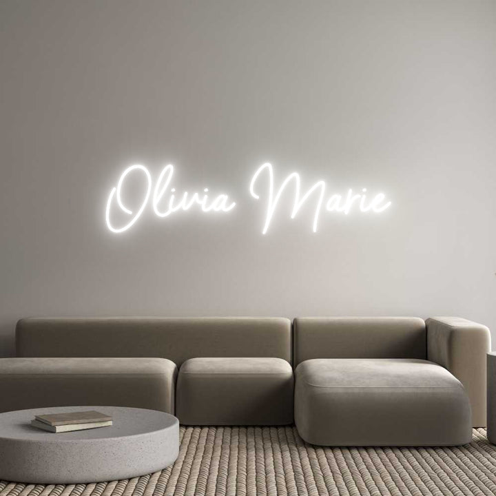 Custom Neon: Olivia Marie