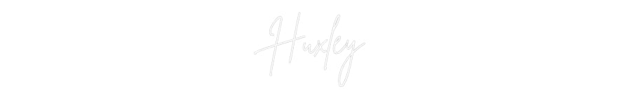 Custom Neon: Huxley