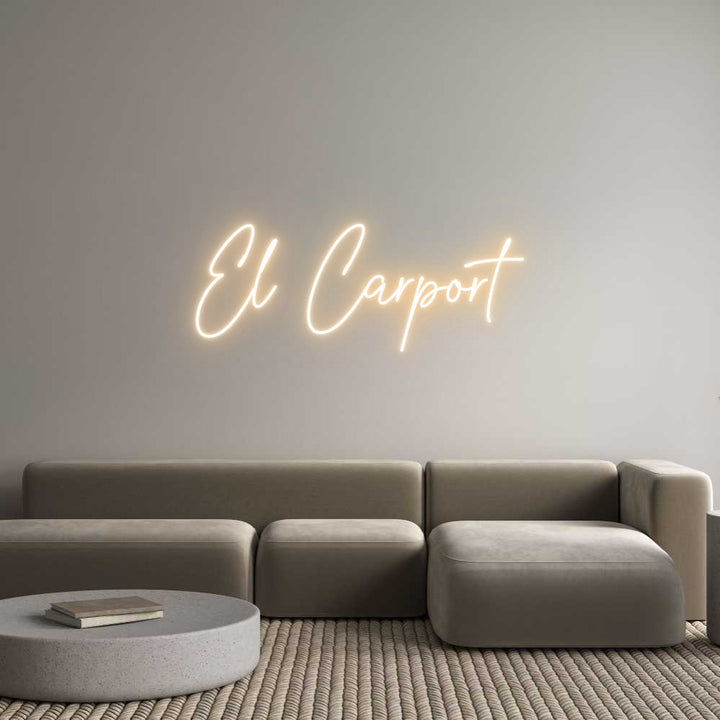 Custom Neon: El Carport