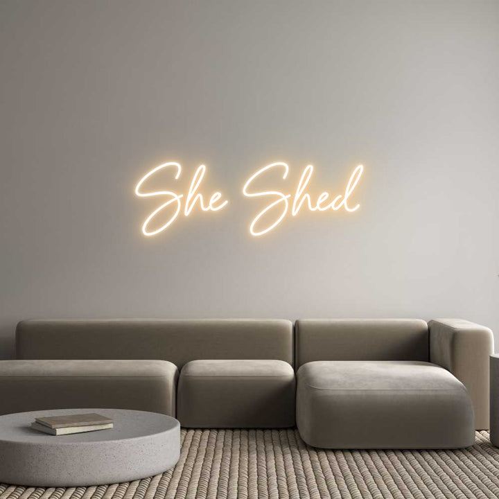 Custom Neon: She Shed