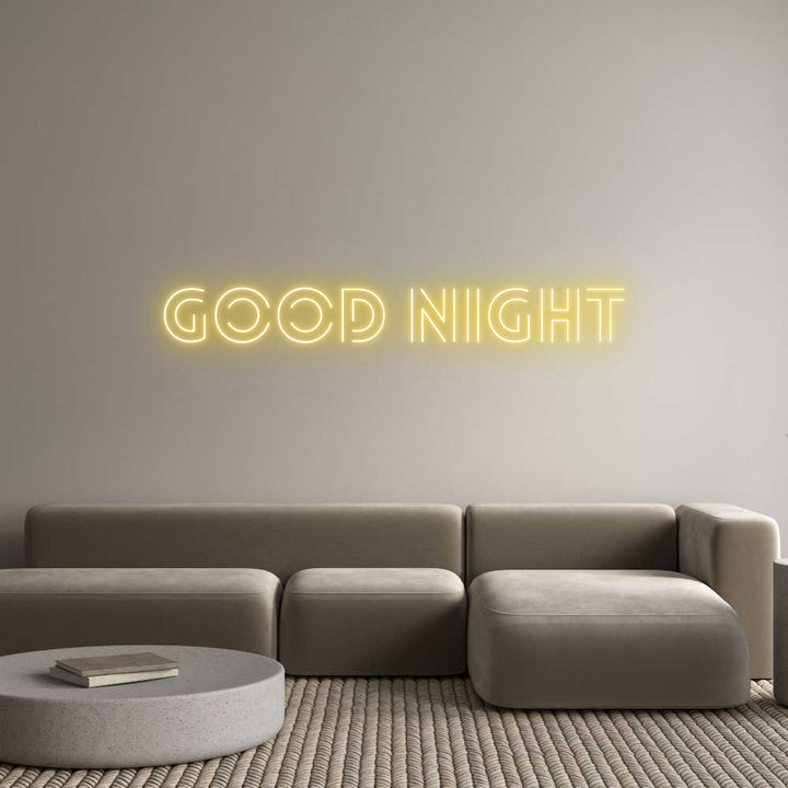 Custom Neon: Good Night