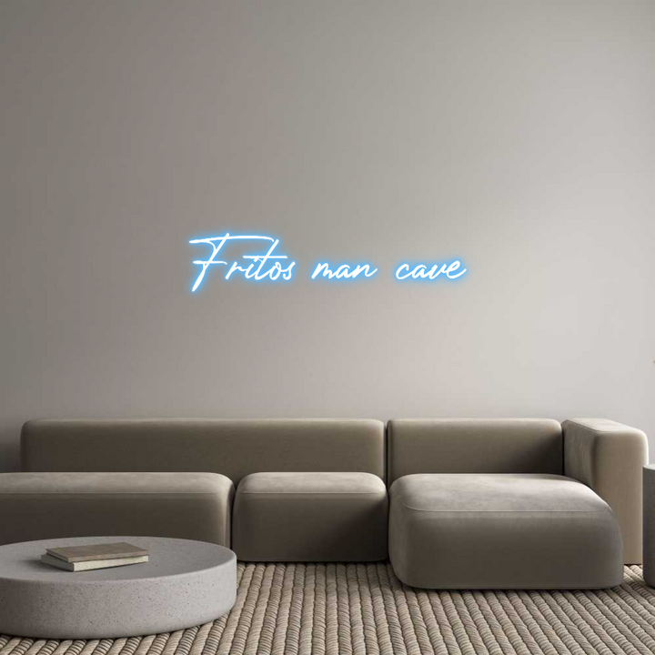 Custom Neon: Fritos man cave