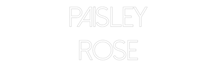 Custom Neon: Paisley
Rose