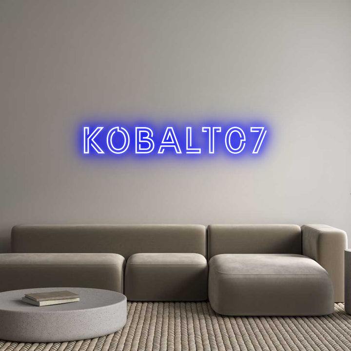 Custom Neon: Kobalt07