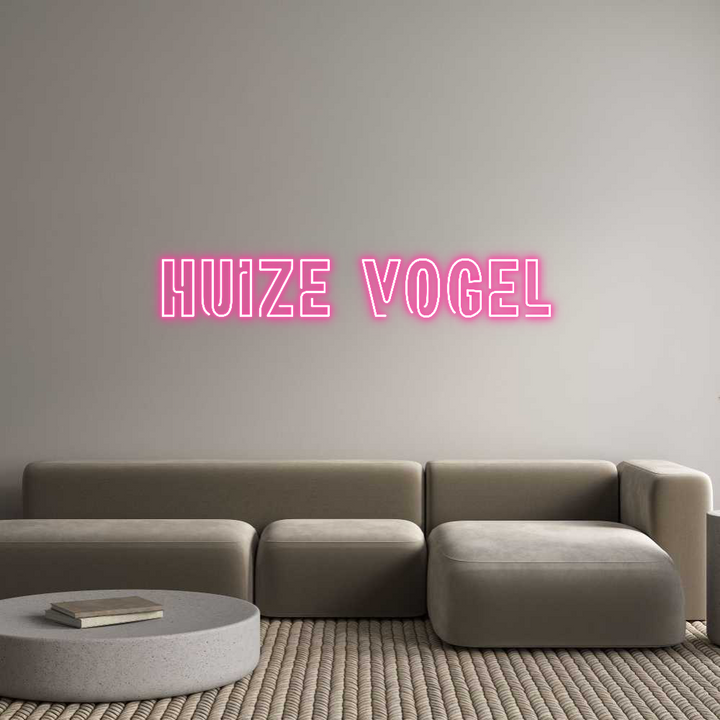 Custom Neon: Huize Vogel