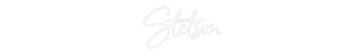 Custom Neon: Stetson