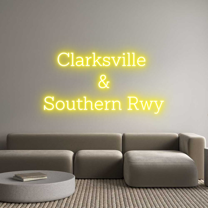 Custom Neon: Clarksville 
...