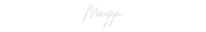 Custom Neon: Mingyu