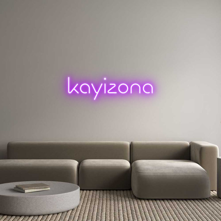 Custom Neon: kayizona